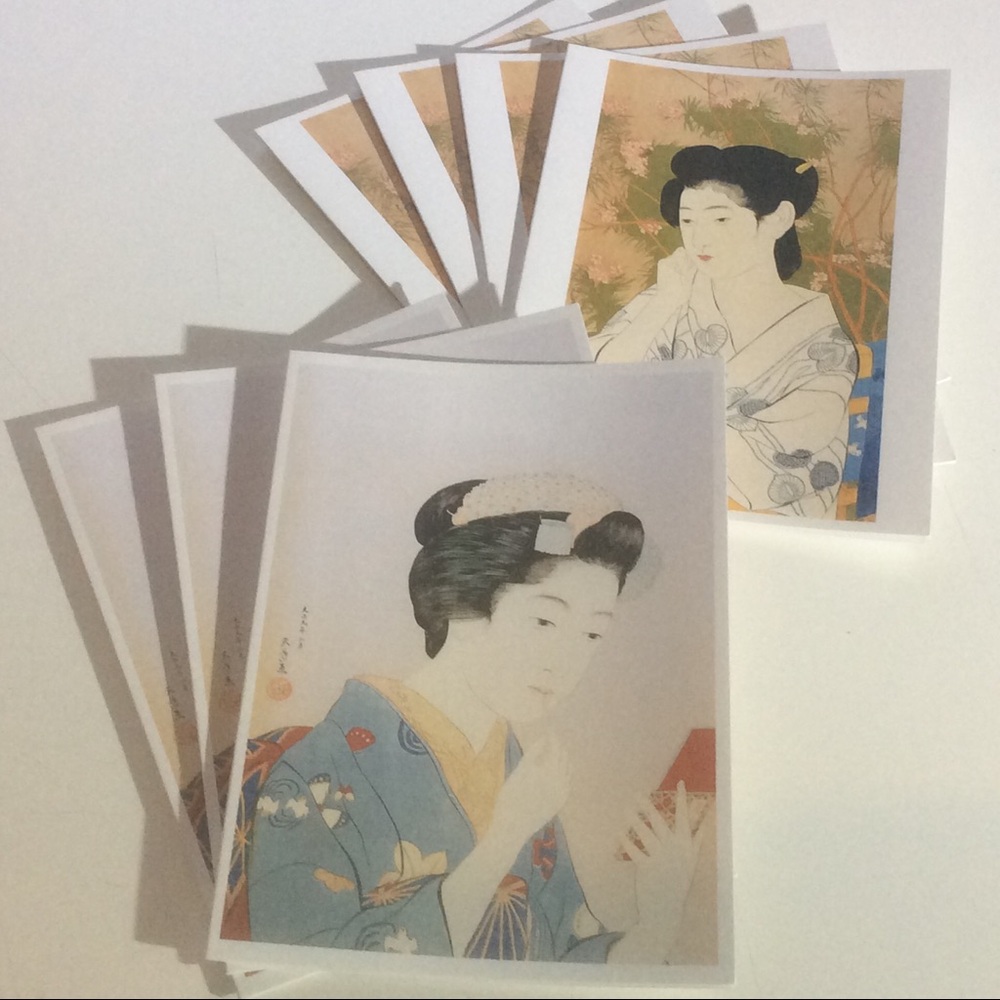 GOYO Japanese Artist Portraits of Women 17 Cards